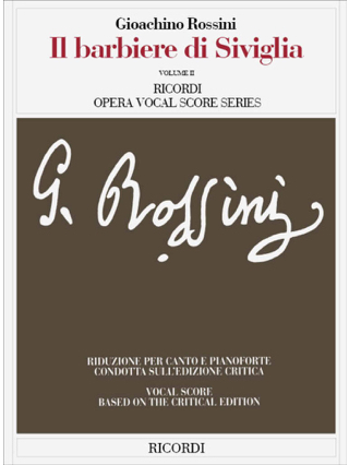 Il Barbiere di Siviglia - ROSSINI - Partition - Opéras